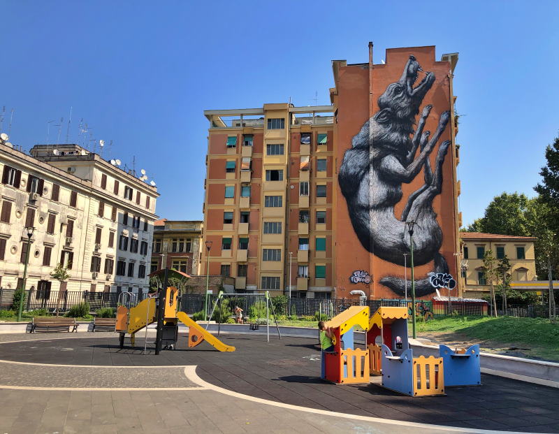 Murales Lupa Via Galvani